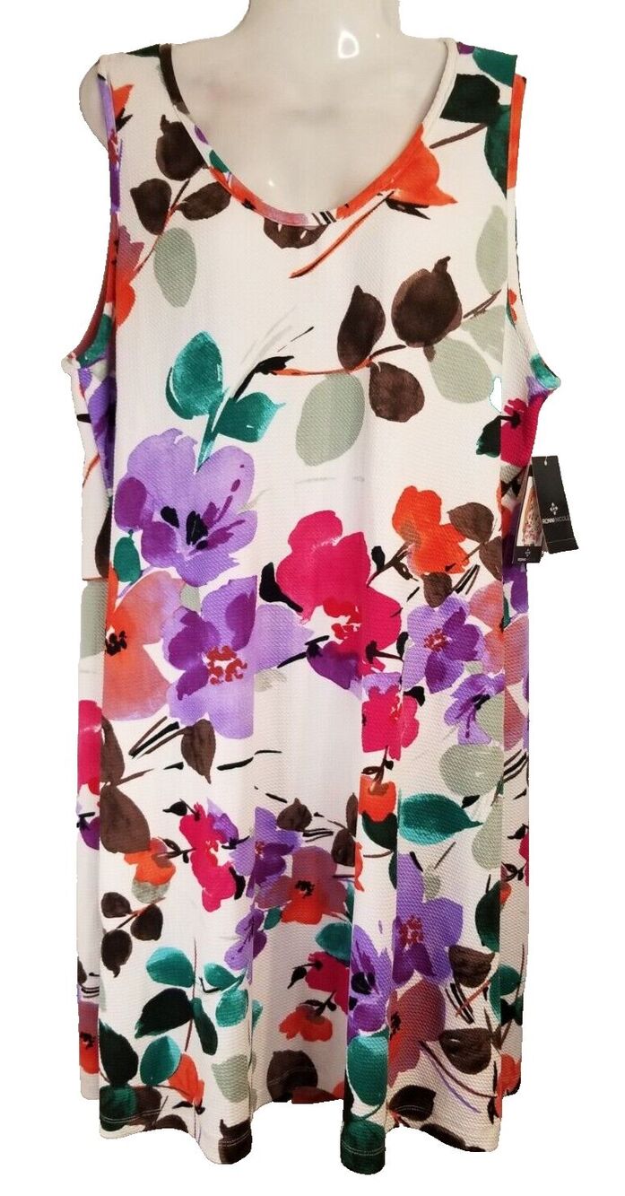 Ronni Nicole Women's Dress Floral Design Sleeveless New Tags Size XXL